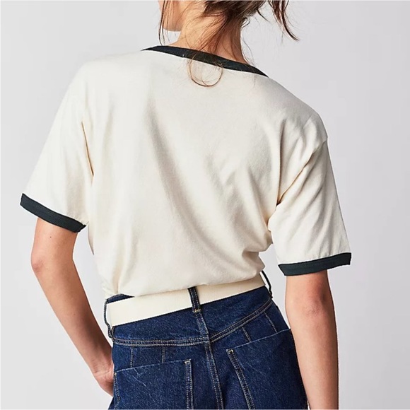 DAYDREAMER Classic Star Graphic Oversized Ringer Tee Stone Vintage Size XL - Picture 9 of 9